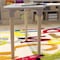 Flash Furniture 29.5 in W, 59 in L, 23 in H, Beechwood, Birch Plywood, Steel, Beech/White MK-ME088020-GG - alternate 9